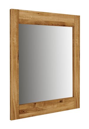 Specchio "Kapiti" 25, rovere massello selvatico, oliato - 70 x 70 x 2 cm (h x l x p)