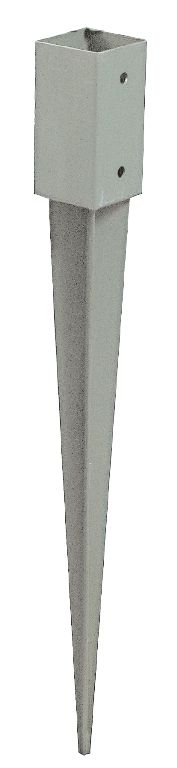 Scarpa da palo, zincata - Dimensioni: 9 x 9 cm