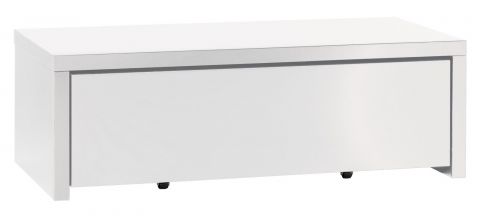 Cameretta - Tavolino contenitore "Marincho" 26, bianco - 35 x 107 x 53 cm (h x l x p)