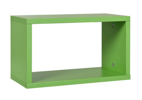 Cameretta - Pensile "Luis" 08, verde - 24 x 40 x 20 cm (h x l x p)