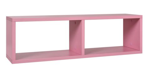 Cameretta - Pensile "Luis" 10, rosa - 24 x 80 x 20 cm (h x l x p)