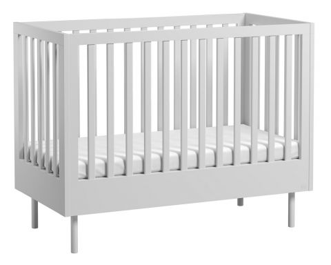 Culla / lettino per bambini Airin 01, colore: bianco - Superficie sdraiata: 60 x 120 cm (L x L)