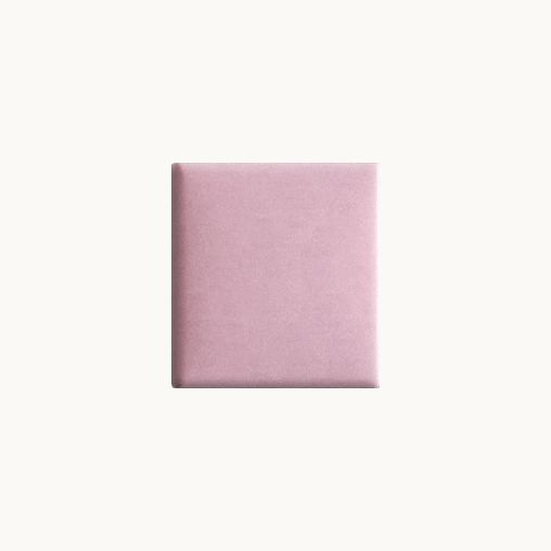 Elegante pannello da parete rosa - 42 x 42 x 4 cm (h x l x p)