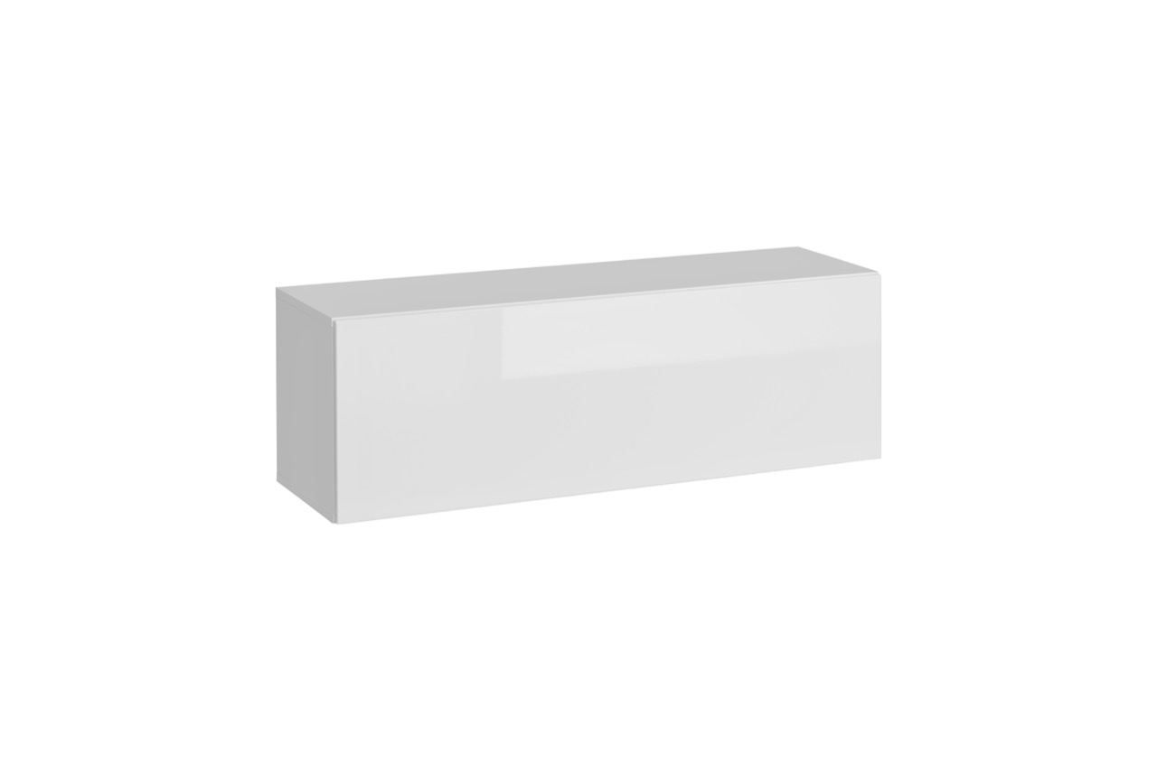 Pensile con due scomparti Trengereid 10, colore: bianco - Dimensioni: 35 x 105 x 32 cm (A x L x P)