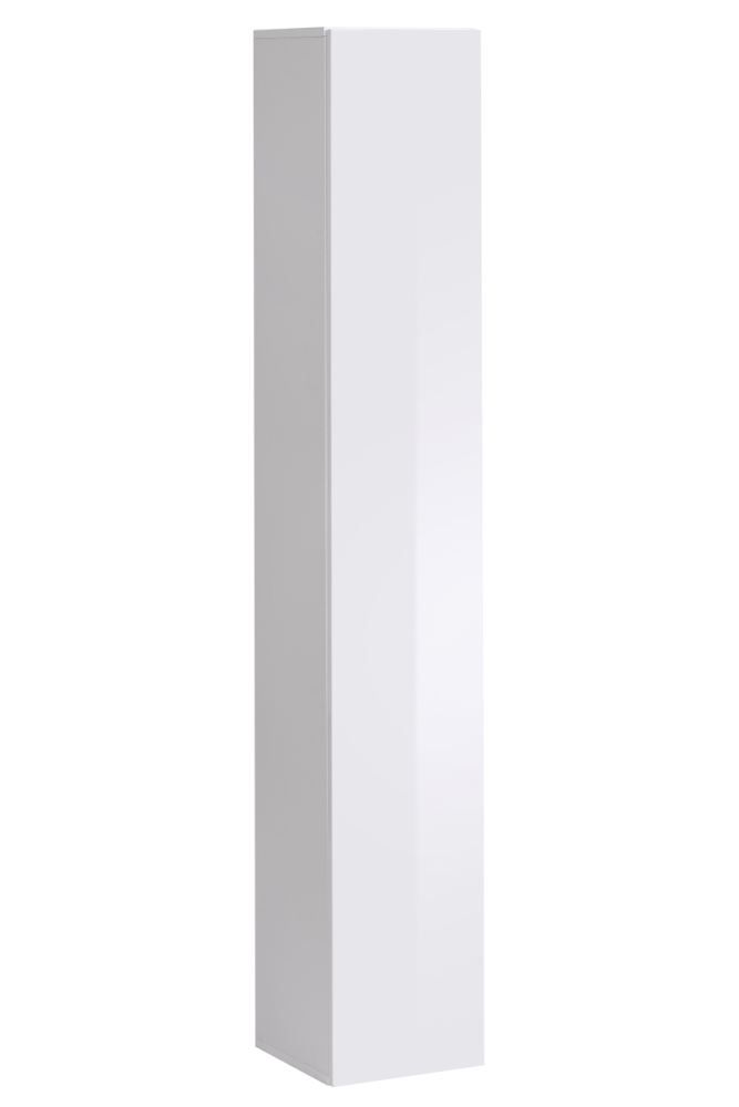 Pensile Fardalen 01, colore: bianco - Dimensioni: 180 x 30 x 30 cm (A x L x P), con quattro vani