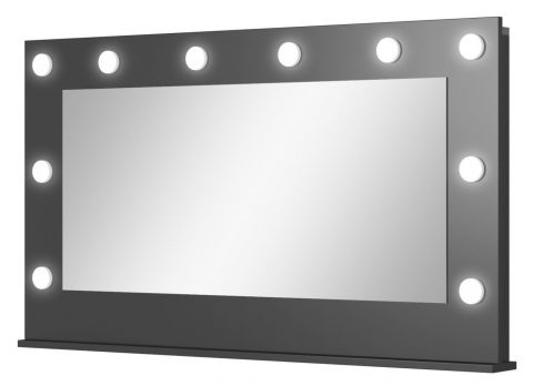 Specchio "Beja" 02, antracite - 67 x 120 x 11 cm (h x l x p)