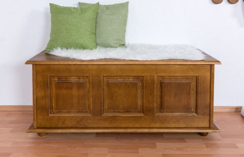 Torace in legno massello di pino massello di quercia colore rustico 180 - Dimensioni: 51 x 120 x 46 cm (A x L x P)