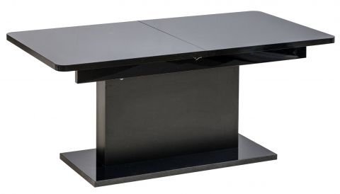 Tavolino regolabile in altezza e allungabile Escolar 2, nero - 126-168 x 70 x 58-75 cm (l x p x h)