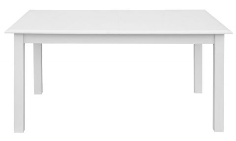 Tavolo da pranzo allungabile Gyronde 22, pino massello, laccato bianco - 150-197 x 93 cm (l x p)