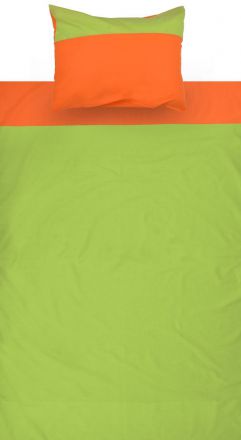 Cameretta - Biancheria da letto in Set 2 pz - verde/arancione