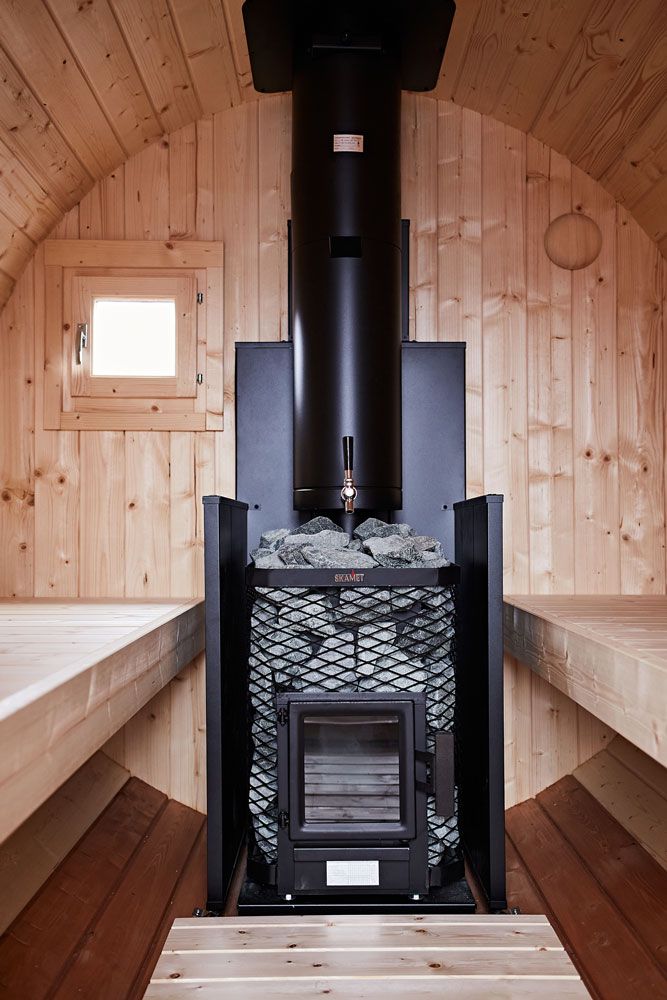 Set di stufe a legna per sauna da 6,8 KW, incluso set di camini, serbatoio dell'acqua e pietre per sauna da 100 kg