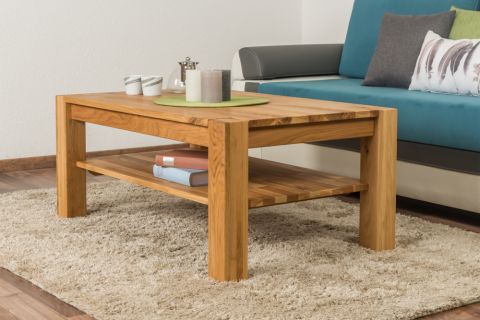 Tavolino "Wooden Nature" 422, rovere massello - 105 x 65 x 45 cm (l x p x h)
