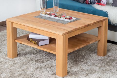 Tavolino "Wooden Nature" 420 faggio massello - 80 x 80 x 45 cm (l x p x h)