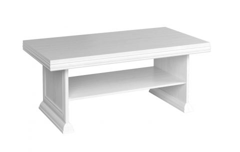 Tavolino "Sentis" 21, pino bianco - 53 x 125 x 65 cm (h x l x p)
