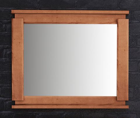 Specchio "Tasman" 26, faggio massello, oliato - 80 x 80 x 2 cm (h x l x p)