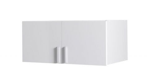 Modulo per armadio "Messini" 02 / 03, bianco / bianco lucido - 40 x 92 x 54 cm (h x l x p)