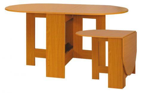 Tavolo da pranzo pieghevole "Grogol" 18, ontano - 148 x 80 cm (l x p)