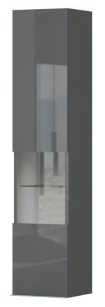 Pensile "Vaitele" 27, antracite lucido - 140 x 30 x 29 cm (h x l x p)