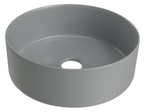 Bagno - Lavabo "Dhule" 25, grigio opaco - 12 x 36 x 36 cm (h x l x p)