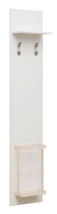 Appendiabiti "Sabadell" 05, bianco - 199 x 40 x 31 cm (h x l x p)