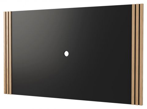Pannello da parete "Slatina" 17, rovere / nero - 100 x 170 x 4 cm (h x l x p)