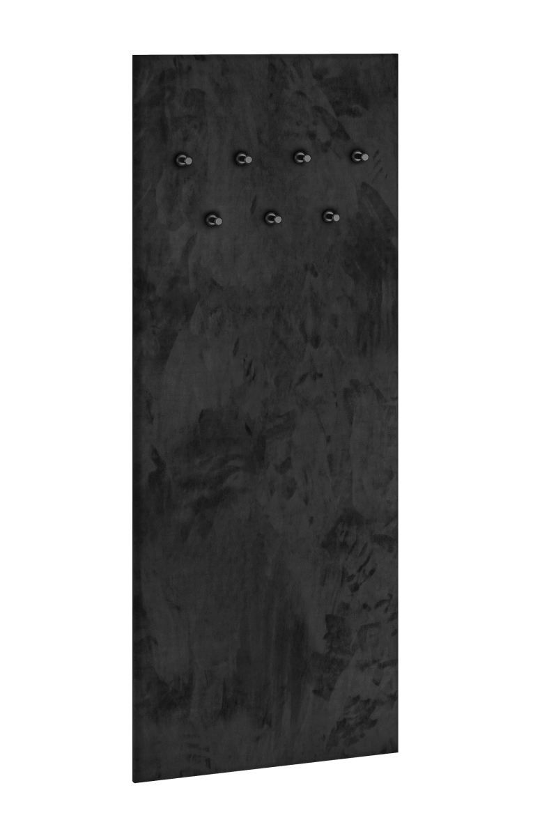 Armadio Lautela 08, colore: nero - Dimensioni: 153 x 80 x 3 cm (A x L x P)