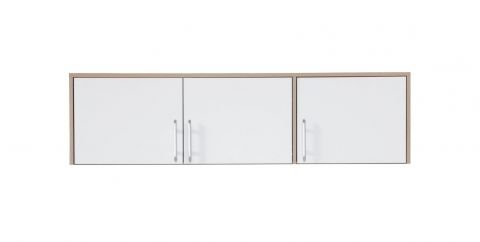 Modulo per armadio "Hannut" 02, bianco / rovere - 40 x 150 x 56 cm (h x l x p)