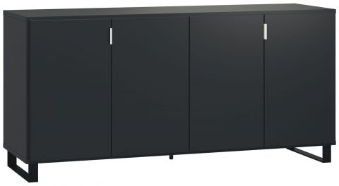 Cassettiera Chiflero 04, nero - 78 x 160 x 47 cm (h x l x p)