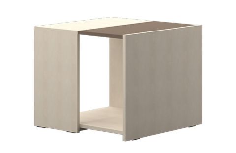 Cameretta - Tavolino "Matthias" 10, crema / marrone - 47 x 57 x 56 cm (h x l x p)