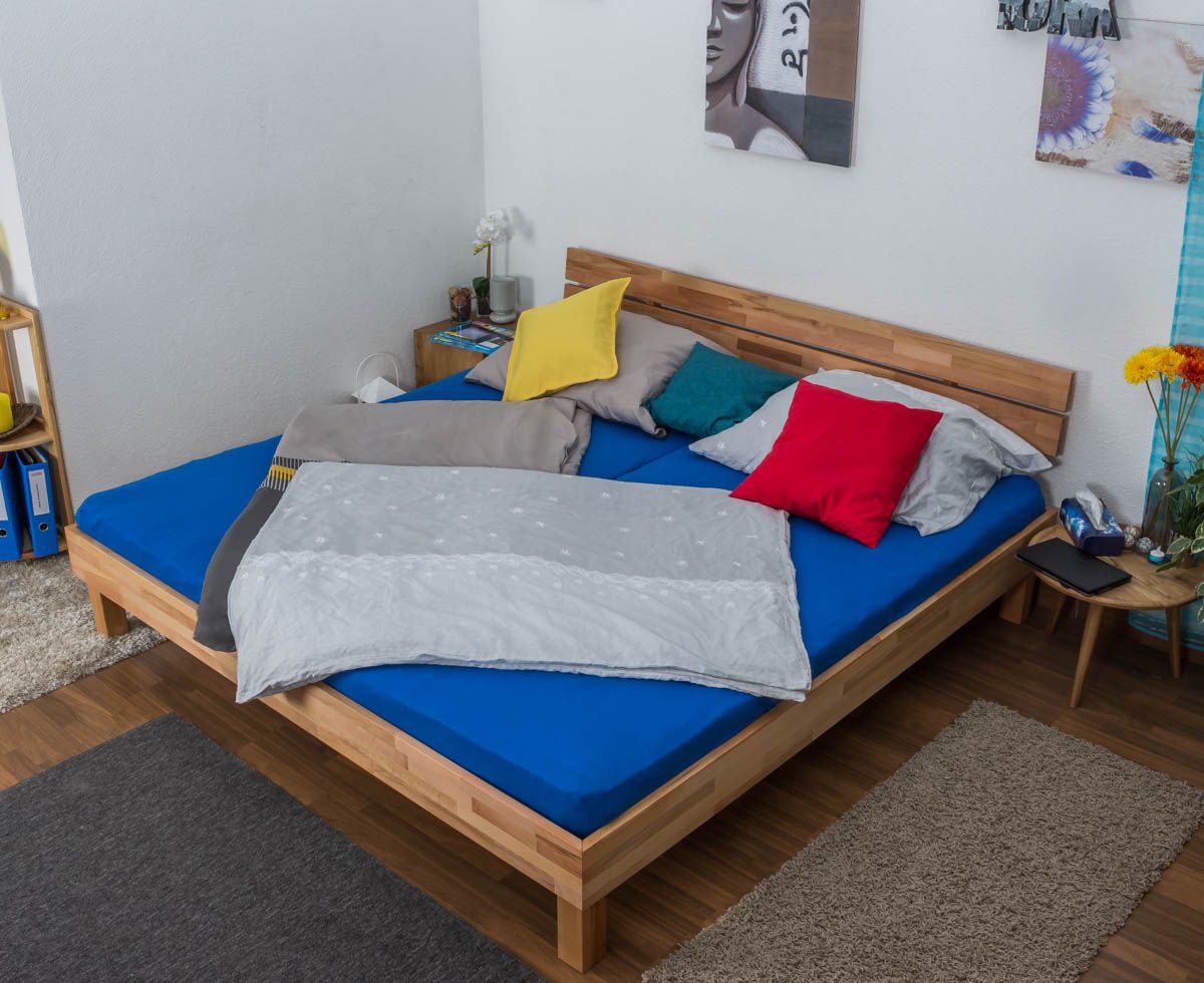 Letto futon in faggio massello oliato 200 x 200 cm | Design moderno ...