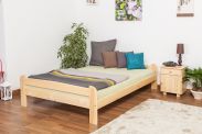 Letto futon pino massello naturale A11, incl. rete a doghe - 140 x 200 cm