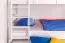 Letto a castello divisibile Easy Premium Line K17/h | Faggio massello bianco | Letto a scomparsa | 90 x 200 cm