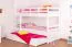 Letto a castello divisibile Easy Premium Line K17/h | Faggio massello bianco | Letto a scomparsa | 90 x 200 cm