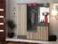 Armadio grande Ringerike 05 | Antracite e rovere Artisan | 203 x 180 x 32 cm | Sei ante e due cassetti