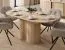 Tavolo da pranzo allungabile "Metline" 04, color rovere Cremona, bordi in ABS, 180-220 x 90 x 76 cm