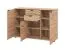 Credenza Pecini 03 | Rovere Artisan | 3 ante, 2 cassetti, 8 scomparti | Bordi ABS | 95 x 135 x 40 cm
