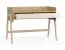 Scrivania Miriany 04 | Rovere e beige | 2 cassetti soft-close | Regolabile in altezza | 121 x 60 x 86 cm
