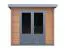 Casetta da giardino in WPC "Waldblick" - Lunghezza: 250 cm, Larghezza: 250 cm, Altezza: 239 cm, Colore: effetto legno