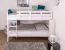 Letto a castello "Easy Premium Line" K24/n in faggio massello laccato bianco - 120 x 200 cm, divisibile