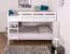 Letto a castello "Easy Premium Line" K24/n in faggio massello laccato bianco - 120 x 200 cm, divisibile