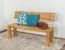 Panca in rovere massello "Wooden Nature" 135 | 140 x 35 cm | Design moderno e naturale