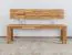 Panca in rovere massello "Wooden Nature" 135 | 140 x 35 cm | Design moderno e naturale