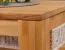 Tavolino salotto faggio massello "Wooden Nature" 122 | 45 x 65 x 65 cm | Design moderno e compatto