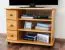 Mobile porta TV in pino massello ontano "Junco 202" | Design moderno | 62 x 82 x 46 cm | Con ruote e passacavi
