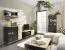 Tavolino moderno Riemst 14 | Rovere e nero | 39 x 90 x 70 cm | Design funzionale e resistente