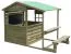 Casetta da giardino per bambini S16 - misure: 182 x 100 cm (l x p)