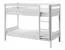 Letto a castello Niklas 01 in pino massello bianco | Trasformabile in 2 letti singoli | 90 x 190 cm | Sicurezza e comfort