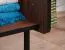 Mobile TV Mairenke 07 | Noce e Nero opaco | 47 x 150 x 40 cm | Design moderno