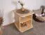Mobile porta TV in pino massello naturale Junco 207 | Design compatto | 49 x 51 x 49 cm
