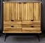 Cassettiera Rolleston 19 | Rovere selvatico oliato | 102 x 97 x 46 cm | 4 cassetti | Design elegante